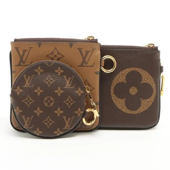 Louis Vuitton Reverse Monogram Giant Trio Pouch M68756 - Picture 2 of 9
